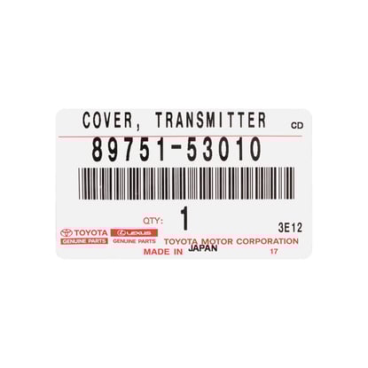 New-Lexus-Genuine-OEM-Remote-Key-Shell-Back-Side-Manufacturer-Part-Number:-89751--53010-High-Quality-Best-Price--Emirates-Keys