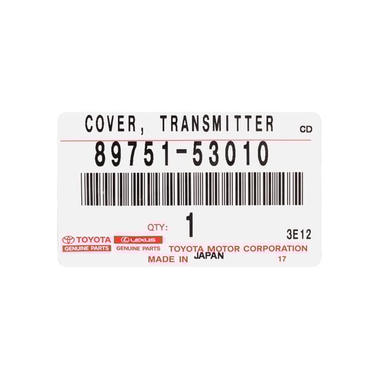 New-Lexus-Genuine-OEM-Remote-Key-Shell-Back-Side-Manufacturer-Part-Number:-89751--53010-High-Quality-Best-Price--Emirates-Keys