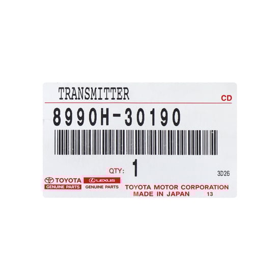 New-Toyota-Crown-2023-Genuine---OEM-Smart-Remote-Key-3+1-Buttons-315MHz-OEM-Part-Number:-8990H-30190---Emirates-Keys