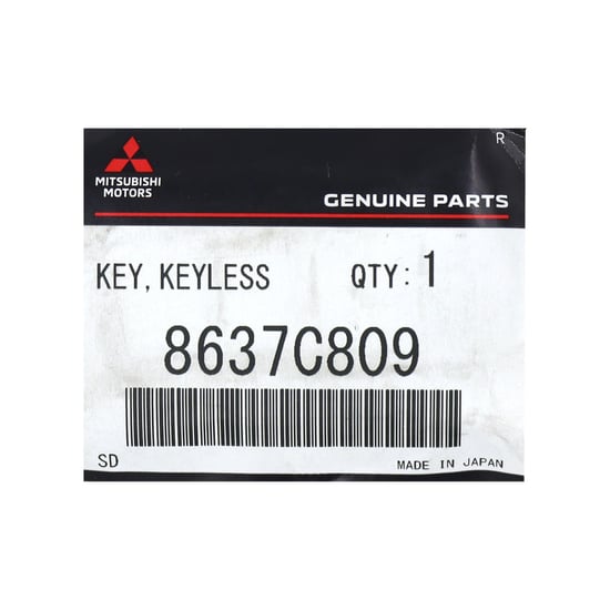 New-Mitsubishi-Outlander-2020-Genuine---OEM-Smart-Remote-Key-4-Buttons-433MHz-OEM-Part-Number:-8637C809---Emirates-Keys