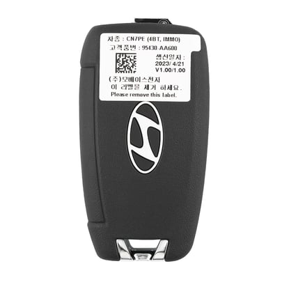 New-Hyundai-Elantra-2024-Genuine---OEM-Flip-Remote-Key-3+1-Buttons-433MHz-OEM-Part-Number:-95430-AA600-,-95430AA600---Emirates-Keys