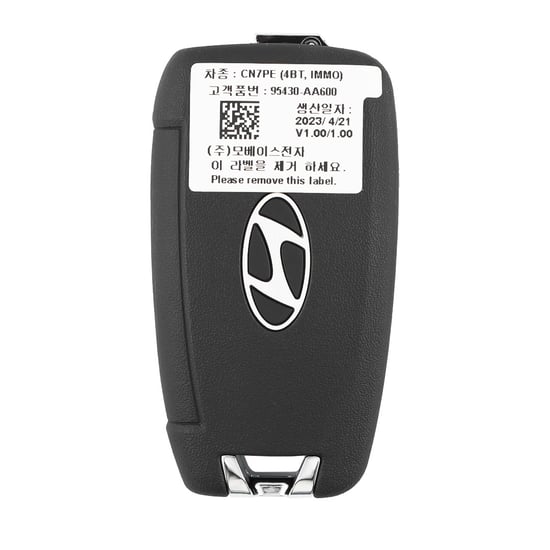 New-Hyundai-Elantra-2024-Genuine---OEM-Flip-Remote-Key-3+1-Buttons-433MHz-OEM-Part-Number:-95430-AA600-,-95430AA600---Emirates-Keys