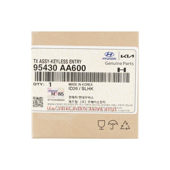 New-Hyundai-Elantra-2024-Genuine---OEM-Flip-Remote-Key-3+1-Buttons-433MHz-OEM-Part-Number:-95430-AA600-,-95430AA600---Emirates-Keys