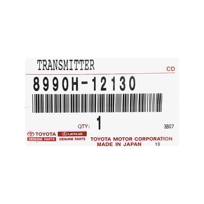 New-Toyota-Corolla-2019-2022-Genuine---OEM-Smart-Remote-Key-2-Buttons-315MHz-OEM-Part-Number:-8990H-12130---Emirates-Keys