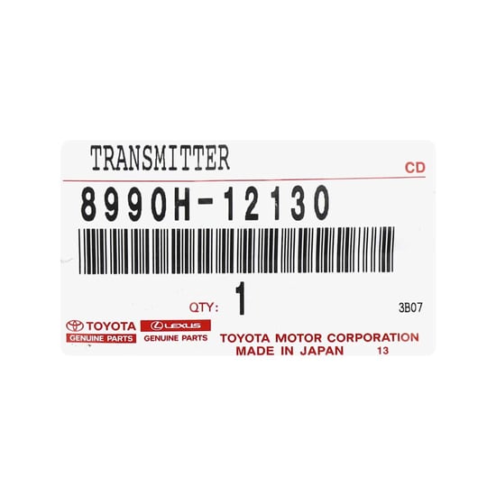 New-Toyota-Corolla-2019-2022-Genuine---OEM-Smart-Remote-Key-2-Buttons-315MHz-OEM-Part-Number:-8990H-12130---Emirates-Keys