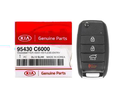 NEW-KIA-Sorento-2019-2020-Genuine-OEM-Flip-Remote-Key-4-Buttons-433MHz-95430-C6000-95430C6000---FCCID:-OSLOKA-910T-(UMa-PE)---Emirates-Keys