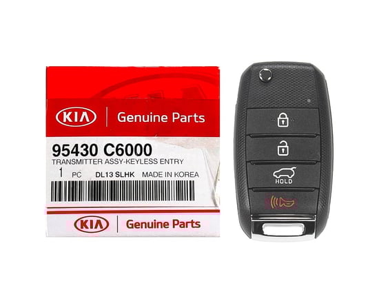NEW-KIA-Sorento-2019-2020-Genuine-OEM-Flip-Remote-Key-4-Buttons-433MHz-95430-C6000-95430C6000---FCCID:-OSLOKA-910T-(UMa-PE)---Emirates-Keys