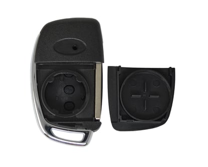 New-Aftermarket-Hyundai-Santa-Fe-2013-2015-Flip-Remote-Key-Shell-3+1-Button-HYN17R-Blade-High-Quality-Low-Price-Order-Now----Emirates-Keys