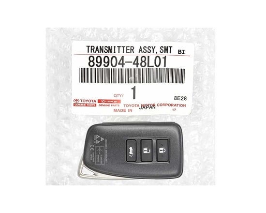 New-Lexus-RX350-2016-2020-Genuine---OEM-Smart-Key-Remote-3-Buttons-433MHz-89904-48L00---89904-48L01---89904-48J50---89904-48N20---89904-48P70---89904-78J00---FCC-ID:-BP1EW---Emirates-Keys