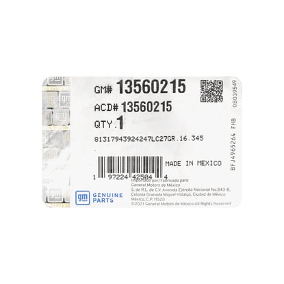 New-GMC-Sierra-2023-2024-Genuine---OEM-Smart-Remote-Key-3+1-Buttons-433MHz-OEM-Part-Number:-13530574---Emirates-Keys