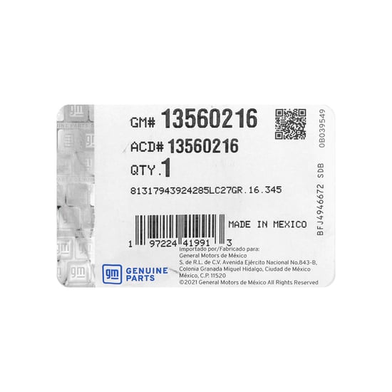 New-GMC-Sierra-2023-2024-Genuine---OEM-Smart-Remote-Key-3+1-Buttons-433MHz-OEM-Part-Number:-13548439---Emirates-Keys