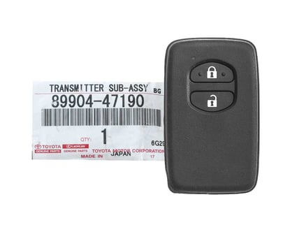 Brand-New-Toyota-IQ-Prius-2009-2016-European-Smart-Key-2-Buttons-433MHz-89904-47190-8990447190---FCCID:-B74EA---Emirates-Keys