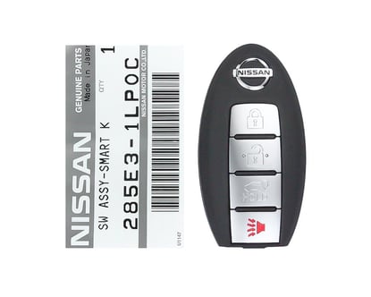 Brand-NEW-Nissan-Patrol-2010-2018-Genuine-OEM-Smart-Key-Remote-4-Buttons-433MHz-285E3-1LP0D,-285E3-1LP0C---FCCID:-CWTWB1U787---Emirates-Keys