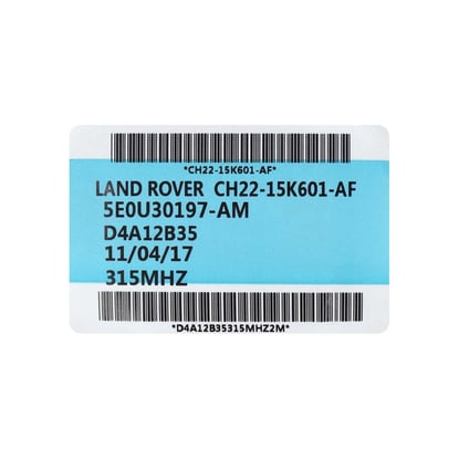 New-Land-Rover-Genuine---OEM-Smart-Remote-key-5-Buttons-315MHz-OEM-Part-Number:-CH22-15K601-AF---Emirates-Keys