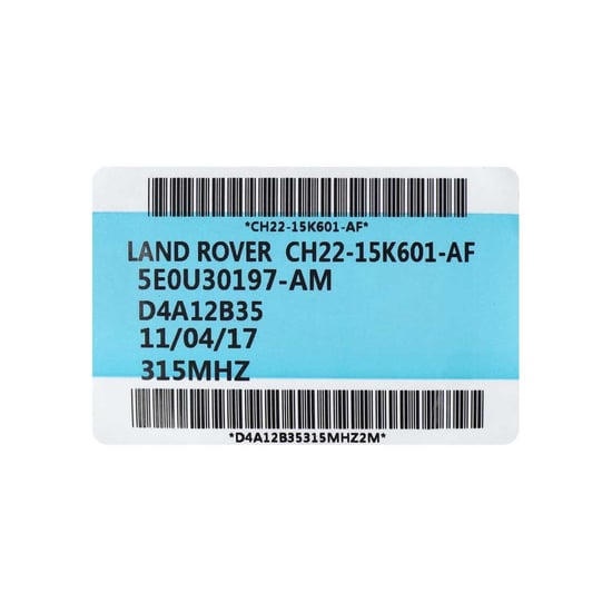 New-Land-Rover-Genuine---OEM-Smart-Remote-key-5-Buttons-315MHz-OEM-Part-Number:-CH22-15K601-AF---Emirates-Keys