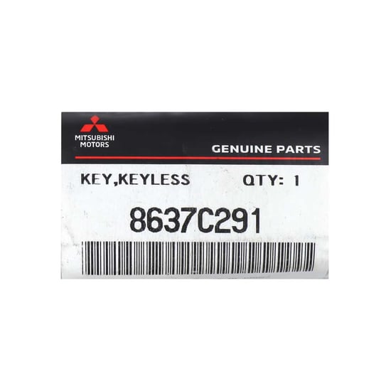 New-Mitsubishi-Mirage-2016-Genuine-OEM-Smart-Remote-3+1-Button-315MHz-Manufacturer-Part-Number:-8637C291---Emirates-Keys