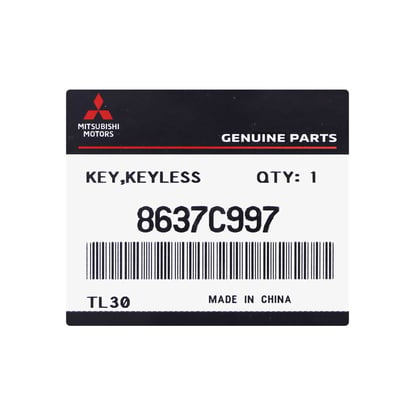 New-Mitsubishi-Pajero-2016-Genuine---OEM-Smart-Remote-Key-2-Buttons-433MHz-OEM-Part-Number:-8637C997---FCC-ID:-GHR-M014---Emirates-Keys