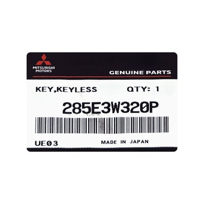 New-Mitsubishi-Mirage-2024-Genuine---OEM-Smart-Remote-Key-3-Buttons-433MHz-OEM-Part-Number:-285E3W320P---FCC-ID:-GHR-M014-BS1----Emirates-Keys