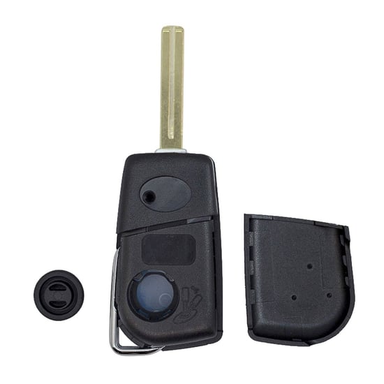 New-Aftermarket-Toyota-Corolla-Flip-Remote-Shell-Key-3-Buttons-Small-Battery-Holder-Type-Toy48-Blade-High-Quality-Best-Price---Emirates-Keys