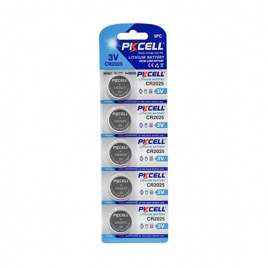 New-PKCELL-Ultra-Lithium-CR2025-Universal-Battery-Cell-Card-(5-PCs-Pack)-High-Quality-Low-Price-Buy-Now----Emirates-Keys