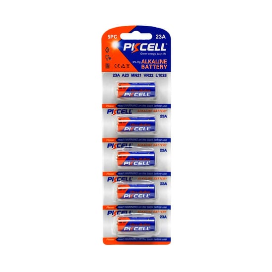 New-PKCELL-Ultra-Alkaline-23A-Universal-Battery-Cell-Card-(5-PCs-Pack)-High-Quality-Low-Price----MK3