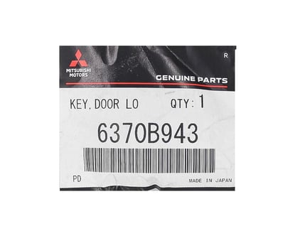 Brand-NEW-Mitsubishi-Lancer-2019-2020-Genuine-OEM-Key-Head-Remote-3-Buttons-433MHz-Manufacturer-Part-Number:-6370B943---FCCID:-J166E---Emirates-Keys
