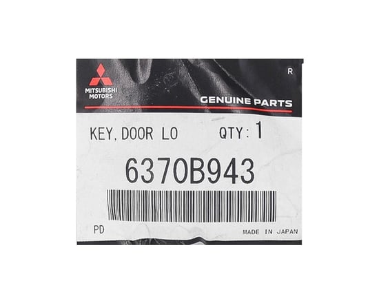 Brand-NEW-Mitsubishi-Lancer-2019-2020-Genuine-OEM-Key-Head-Remote-3-Buttons-433MHz-Manufacturer-Part-Number:-6370B943---FCCID:-J166E---Emirates-Keys