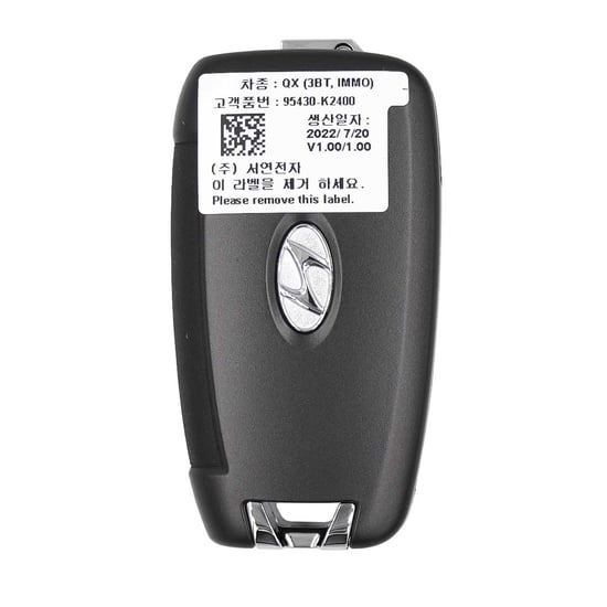 New-Hyundai-Venue-2020-Genuine-Flip-Remote-2+1-Buttons-433MHz-OEM-Part-Number:-95430-K2400---FCC-ID:-SY51GRGE03---Transponder---ID:-HITAG-128-bits-AES-ID4A-PCF7939MA