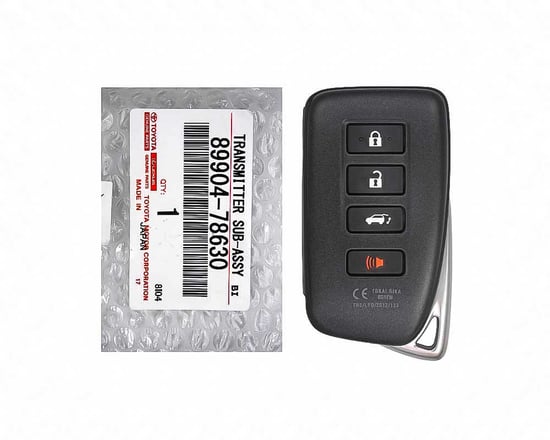 Brand-New-Lexus-LX570-2016-2019-Genuine-OEM-Remote-Key-4-Buttons-433MHz-89904-78630,-89904-78570---FCCID:-BG1EW---Emirates-Keys
