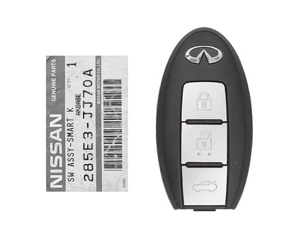 Brand-New-Infiniti-G35-2010-Genuine-OEM-Smart-Key-Remote-3-Buttons-433MHz-PCF7952A-Transponder-285E3-JJ70A,-285E3-JJ70E-OEM-Box---Emirates-Keys