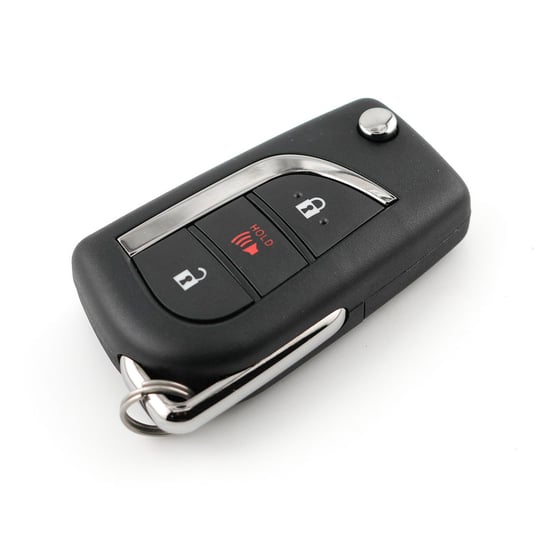 Used-Toyota-Corolla-Cross-2022-Original-Flip-Remote-Key-2+1-Buttons-433MHz-FSK---Emirates-Keys