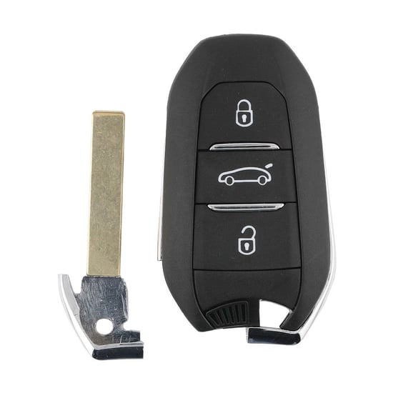 New-Aftermarket-Peugeot-Citroen-DS-Smart-Remote-Key-Shell-3-Button-Trunk-HU83-Blade-for-Xhorse-Board---Emirates-Keys