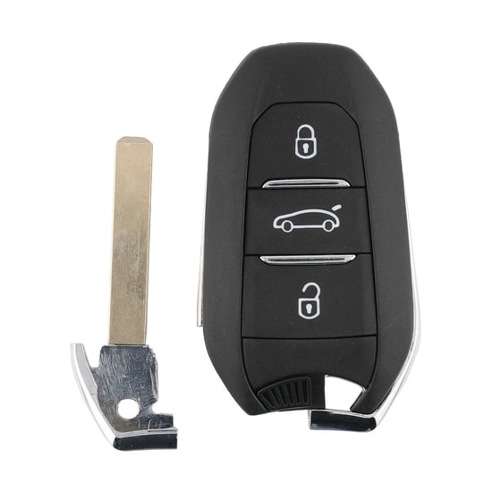 New-Aftermarket-Peugeot-Citroen-DS-Smart-Remote-Key-Shell-3-Button-Trunk-VA2-Blade-for-Xhorse-Board---Emirates-Keys