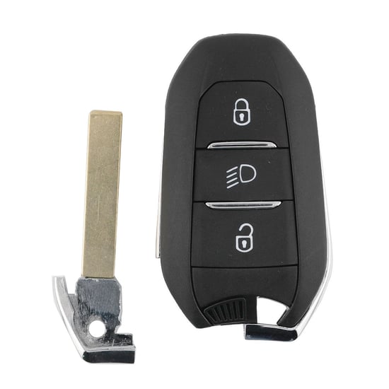 New-Aftermarket-Peugeot-Citroen-DS-Smart-Remote-Key-Shell-3-Button-Light HU83 Blade-for-Xhorse-Board---Emirates-Keys