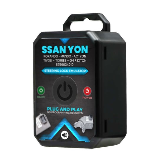 New-SsangYong-Korando---Musso---Actyon---Tivoli----Torres---G4-Rexton-Steering-Lock-Emulator-Simulator With Lock Sound---Emirates-Keys