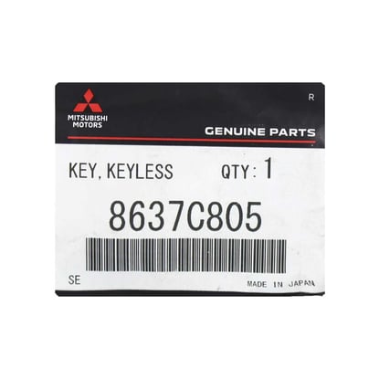 New-Mitsubishi-Outlander-2012-2021-Genuine---OEM-Smart-Remote-Key-2-Buttons-433MHz-OEM-Part-Number:-8637C805---Emirates-Keys