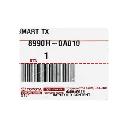 New-Toyota-Corolla-Cross-2022-Genuine---OEM-Smart-Remote-Key-2+1-Buttons-315MHz-OEM-Part-Number:-8990H-0A010---FCC-ID:-HYQ14FBW---Emirates-Keys