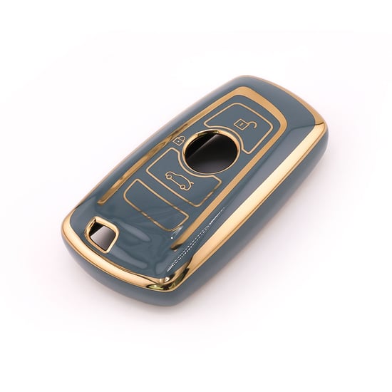 New-Aftermarket-Nano-High-Quality-Cover-For-BMW-Remote-Key-3-Button-Gray-Color-BMW-A11J3---Emirates-Keys