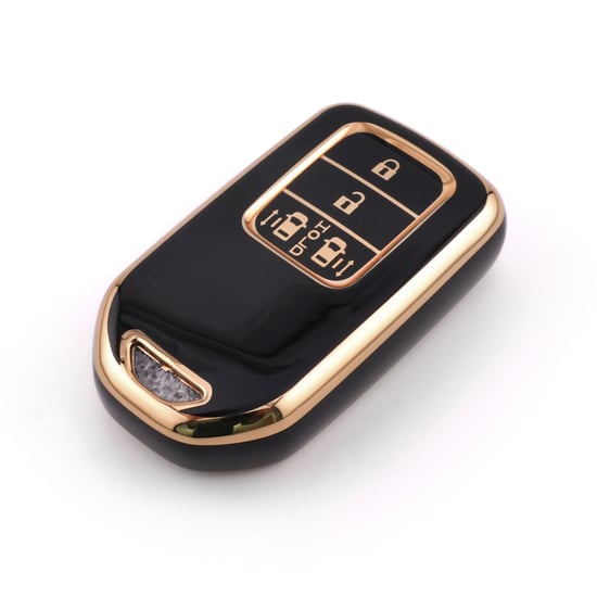 New-Aftermarket-Nano-High-Quality-Cover-For-Honda-Remote-Key-4-Button-Black-Color-HD-A11J4B---Emirates-Keys