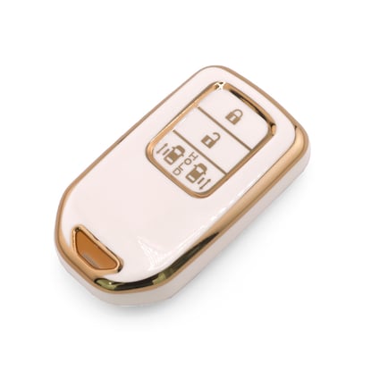 New-Aftermarket-Nano-High-Quality-Cover-For-Honda-Remote-Key-4-Button-White-Color-HD-A11J4B---Emirates-Keys