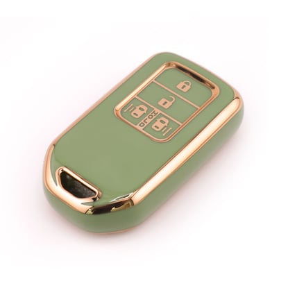 New-Aftermarket-Nano-High-Quality-Cover-For-Honda-Remote-Key-4-Button-Green-Color-HD-A11J4B---Emirates-Keys