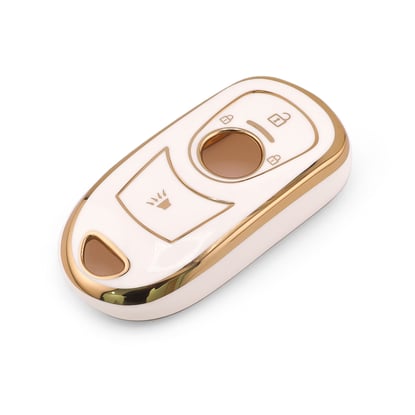New-Aftermarket-Nano-High-Quality-Cover-For-Buick-Remote-Key-4-Button-White-Color-BK-A11J4B---Emirates-Keys