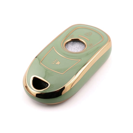 New-Aftermarket-Nano-High-Quality-Cover-For-Buick-Remote-Key-4-Button-Green-Color-BK-A11J4B---Emirates-Keys
