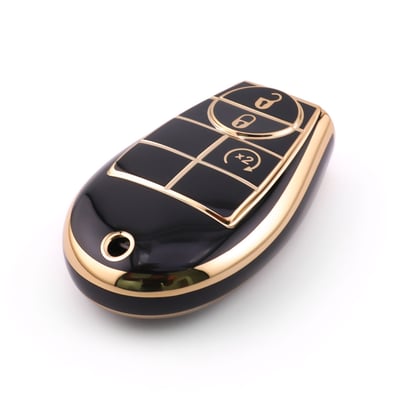 New-Aftermarket-Nano-High-Quality-Cover-For-Dodge-Remote-Key-3-Button-Black-Color-Dodge-A11J3---Emirates-Keys