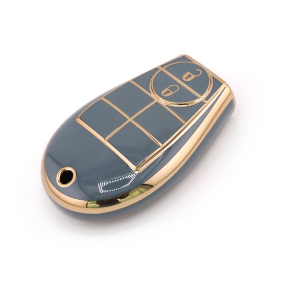 New-Aftermarket-Nano-High-Quality-Cover-For-Dodge-Remote-Key-2-Button-Gray-Color-Dodge-A11J2---Emirates-Keys