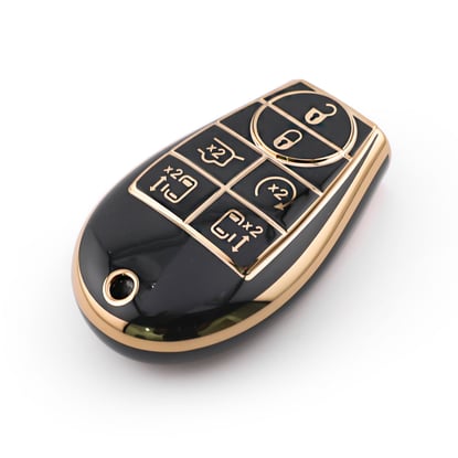 New-Aftermarket-Nano-High-Quality-Cover-For-Dodge-Remote-Key-6-Button-Black-Color-Dodge-A11J6B---Emirates-Keys