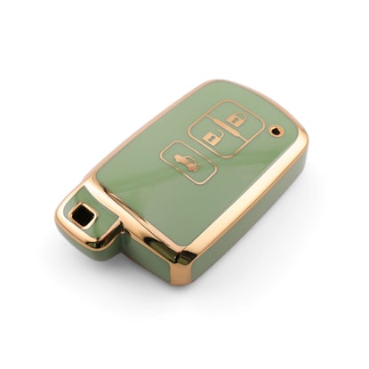 New-Aftermarket-Nano-High-Quality-Cover-For-Toyota-Remote-Key-3-Button-Green-Color-TYT-D11J3A---Emirates-Keys