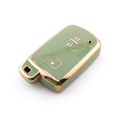 New-Aftermarket-Nano-High-Quality-Cover-For-Toyota-Remote-Key-3-Button-Green-Color-TYT-D11J3B---Emirates-Keys