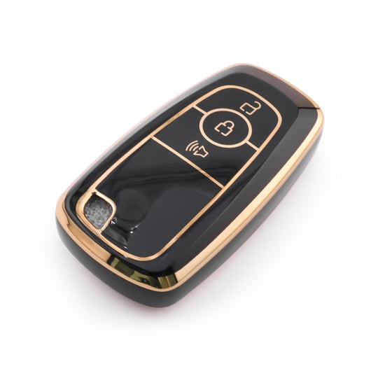 New-Aftermarket-Nano-High-Quality-Cover-For-Ford-Remote-Key-3-Button-Black-Color-Ford-B11J3B---Emirates-Keys