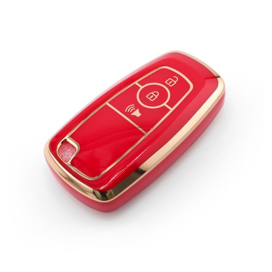 New-Aftermarket-Nano-High-Quality-Cover-For-Ford-Remote-Key-3-Button-Red-Color-Ford-B11J3B---Emirates-Keys